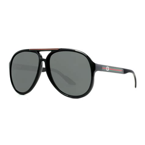 gucci sunglasses 1627 d28 shiny black|Shiny Black Acetate Rectangular Frame Sunglasses With Grey .